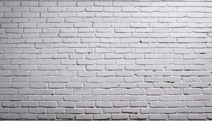 Obraz premium 白色に塗られたレンガの壁の背景画像（Background image of a white painted brick wall texture.） 