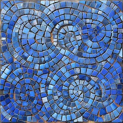 blue background