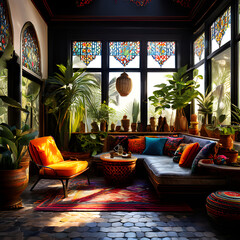 interior of a restaurant