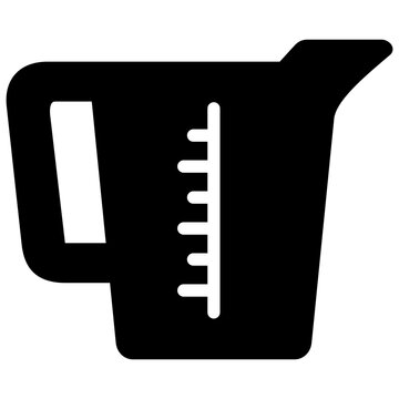 recommend clip art: measuring cup icon illustration design with outline