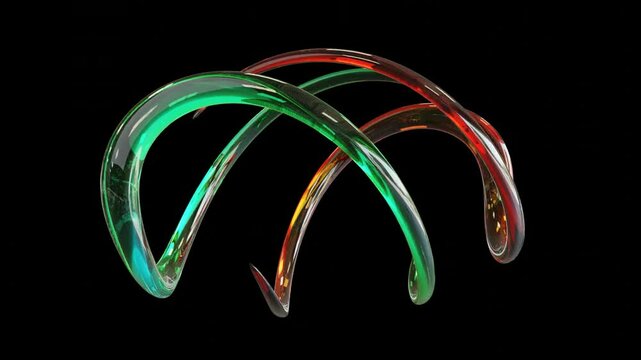 
Abstract 3d rendering of arbitrary shapes Modern background design, futuristic shape illustration