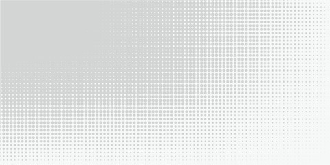 Dotted white gray pattern gradient light texture background. Abstract technology big data digital background.vector