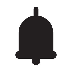 Bell Icon vector for web and mobile app. Notification sign and symbol for web site design