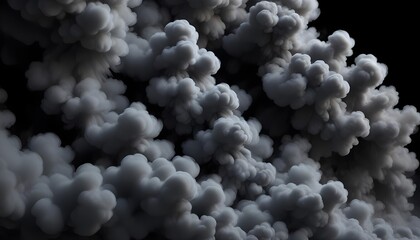 Clear Plain Shiny Soft Vintage Bokeh Cloudy Wave Like Geometric Black Background or Texture