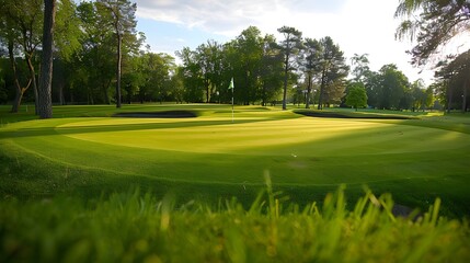 Getting closer on the golf course. 