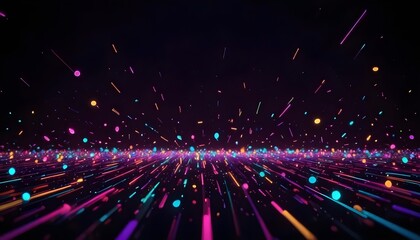 Obraz premium Clear Plain Shiny Soft Vintage Bokeh Cloudy Wave Like Geometric Black Background or Texture