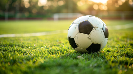 Fototapeta premium Soccer can now be played online. You can use your phone to play with friends worldwide. You can also buy soccer gear and accessories online.
