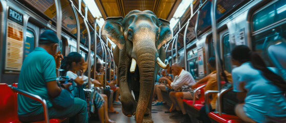 Elephant in the room, a concept of ignoring problems and difficult situations