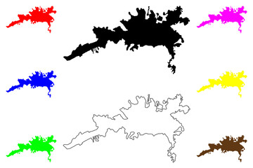 Elazig City (Republic of Turkey, Eastern Anatolia Region) map vector illustration, scribble sketch City of Mamuretulaziz map
