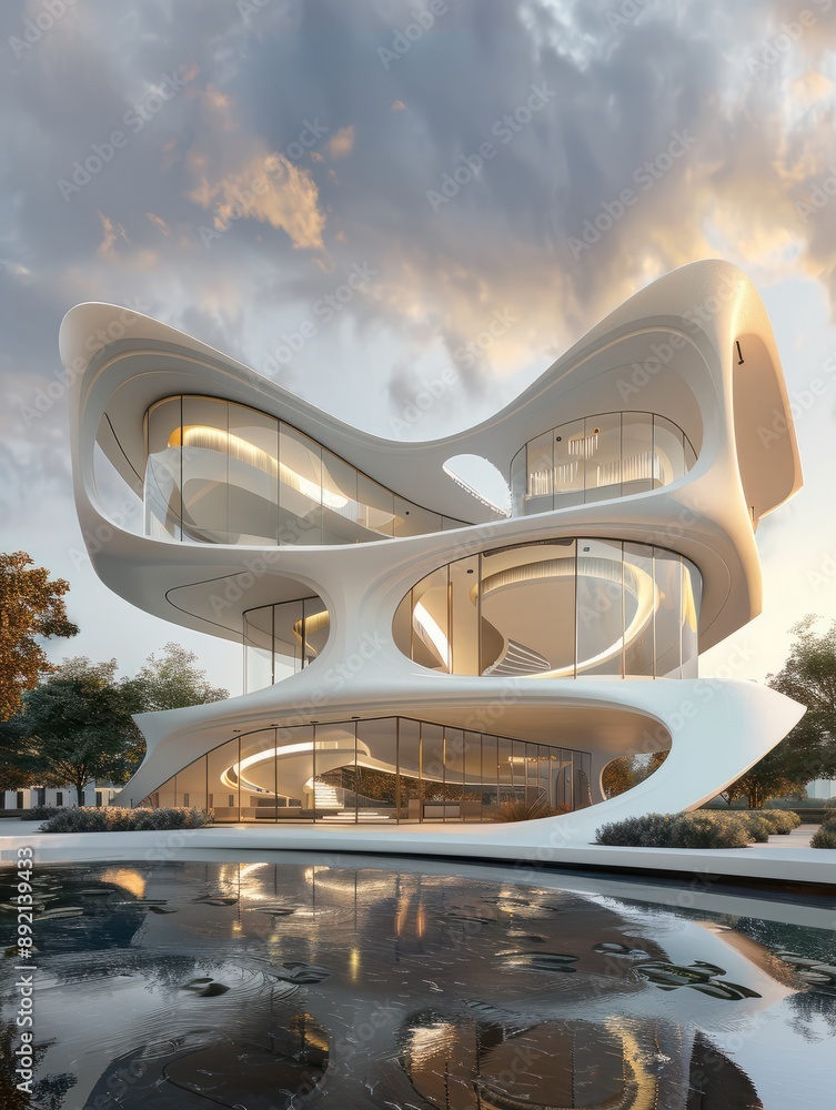 Poster Transforming Imagination into Reality: Architects and Engineers Bring Architectural Designs to Life with 2D and 3D Construction Models. generated by AI
