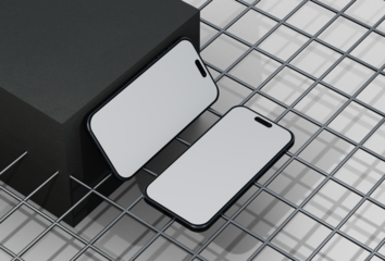 iPhone 15 Pro Max Blank Mockup - Showcase Your App Design