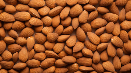 Almonds texture background 