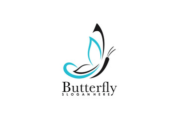 butterfly wing design with modern concept