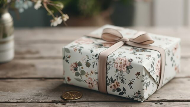 A vintage-inspired gift box with a touch of nostalgia.