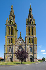 Fototapeta premium Eglise Saint Nicolas à Munster en Moselle