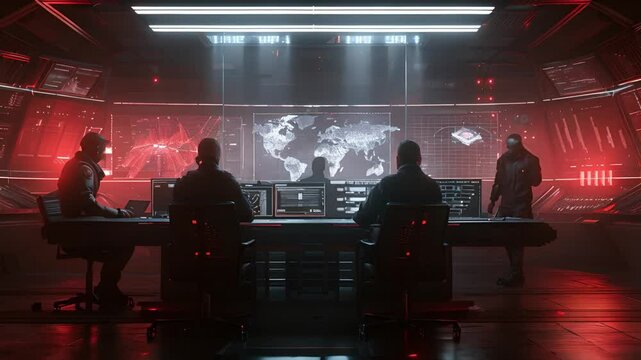 Cybersecurity Control Room