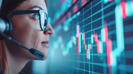 Diverse team analyzing stock market data, Financial Analysis, collaborative investment strategies