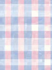 Seamless pattern of pastel colors gingham fabric texture