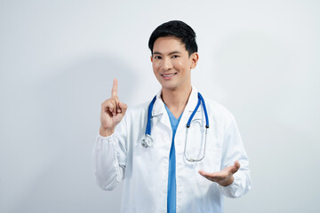 Medical doctor male. Health care, , isolated on white background.