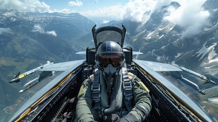Cockpit ergonomics in fighter jets prioritize pilot comfort and efficiency