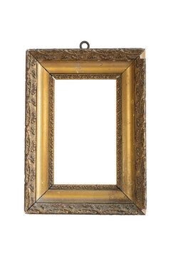 isolated vinatge picture frame