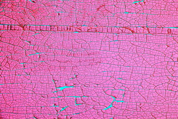 cracked paint, thin layer of paint on glass, changed color scheme, 2