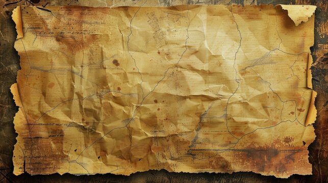 Grungy 1701 New Zealand Message Paper with Stained Background