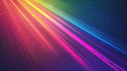 Abstract background with colorful glowing lines