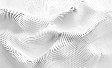 Obraz premium Vector Background with Thin Lines in Perspective, White and Gray Color, Simple Vector Pattern of Waves or Curves for Web Design, Poster, Banner, Cover, Packaging, Presentation