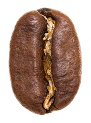 Coffee bean isolated on white background with clipping path