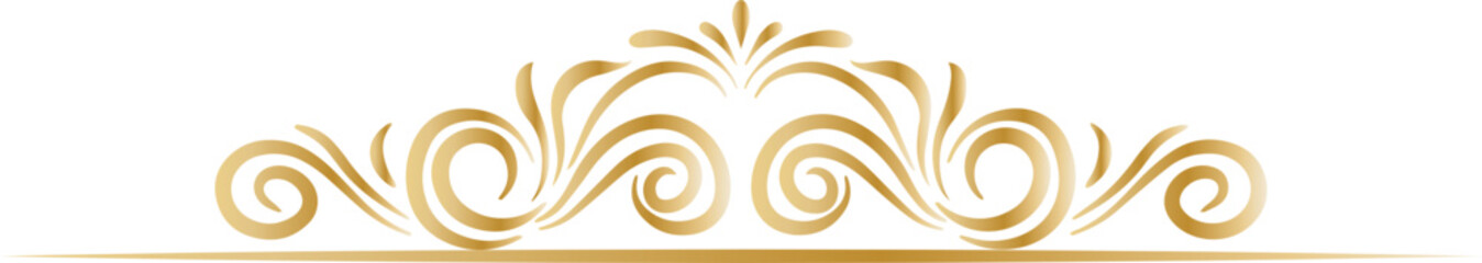 Classic vintage bronze gold frame