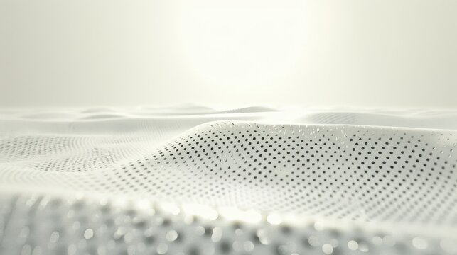 Dotted scatter plot, minimalist design, light tones, realistic, studio lighting