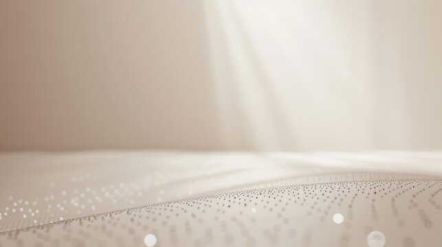 Dotted scatter plot, minimalist design, light tones, realistic, studio lighting