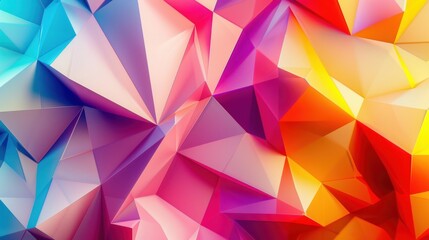 Fototapeta premium Geometric pattern radar chart, bright colors, modern, realistic, studio lighting
