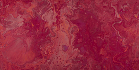 Fototapeta premium Luminous Flow: Exploring the Magic of Liquid Art in Oil Paint 