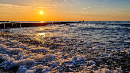 Sonnenuntergang an der Ostsee