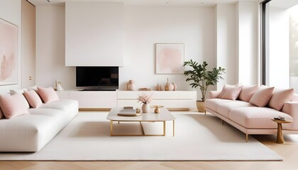 Photo interior modern design room 3d illustration