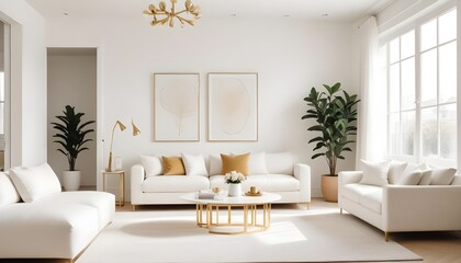 Photo interior modern design room 3d illustration