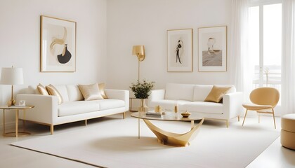Photo interior modern design room 3d illustration