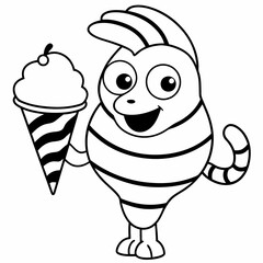 This fun and educational vector illustration coloring book features jungle animals like lions elephants and monkeys perfect for a jungle safari adventure