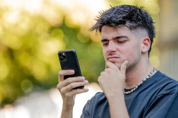 man with mobile phone