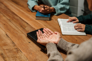 A person reads the Bible, embodying faith and spirituality. The scene reflects a serene moment of contemplation and devotion, highlighting the importance of religion in everyday life.