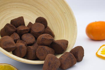 Artisan Chocolate Truffles with Citrus Twist