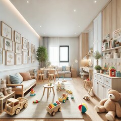 interior of an apartment building - children's room1