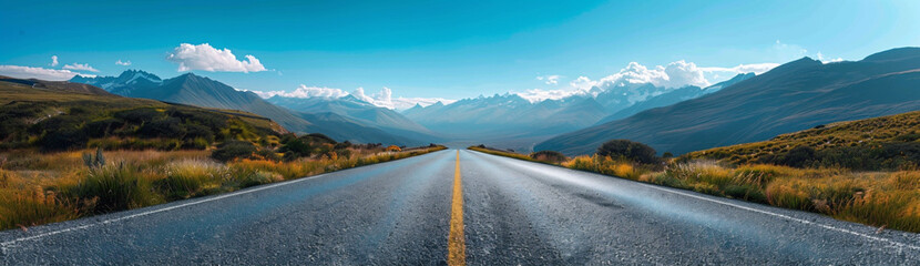 先の見えない道路