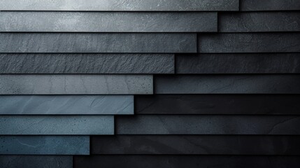 A sophisticated gradient design featuring overlapping layers transitioning from charcoal to deep black.