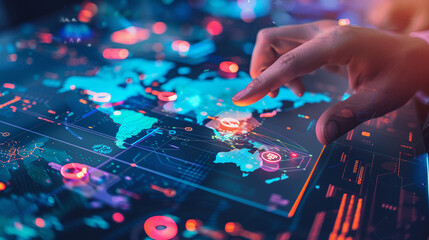 International teams are designing user interfaces.