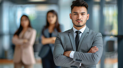 Manager supports the team in achieving consistent results.