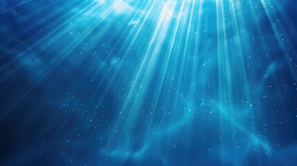 The sun shines brightly through the clear blue sky