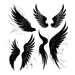 birds , feathers , wings , tattoo ,fly , hawk ,sign ,pigeon , sky , eagle